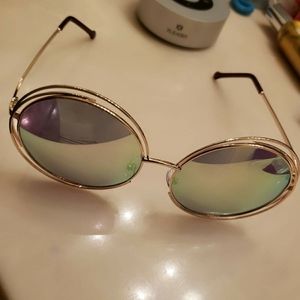 COOL RETRO VINTAGE OVERSIZED ROUND GLASSES